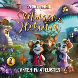 Jakten på gullosten – Camilla Brinck, lydbokens omslag