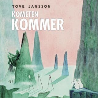 Kometen kommer – Tove Jansson, lydbokens omslag