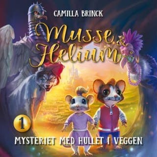 Mysteriet med hullet i veggen – Camilla Brinck, lydbokens omslag