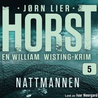 Nattmannen – Jørn Lier Horst, lydbokens omslag