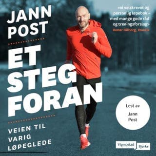 Et steg foran – Jann Post, lydbokens omslag