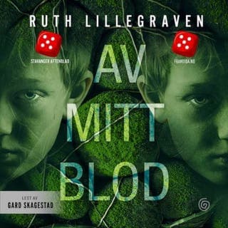 Av mitt blod – Ruth Lillegraven, lydbokens omslag