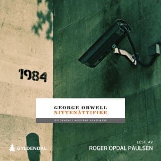 1984 – George Orwell, lydbokens omslag