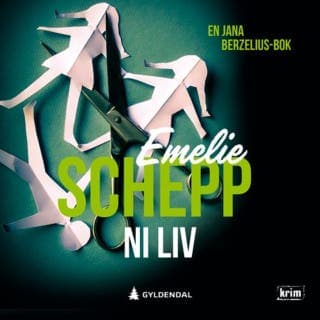 Ni liv – Emelie Schepp, lydbokens omslag