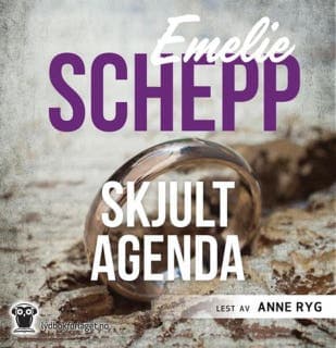 Skjult agenda – Emelie Schepp, lydbokens omslag