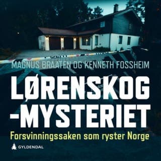 Lørenskog-mysteriet – Magnus Braaten og Kenneth Fossheim, lydbokens omslag