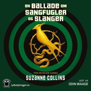 En ballade om sangfugler og slanger – Suzanne Collins, lydbokens omslag
