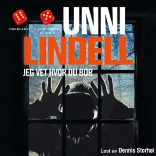 Jeg vet hvor du bor – Unni Lindell, lydbokens omslag