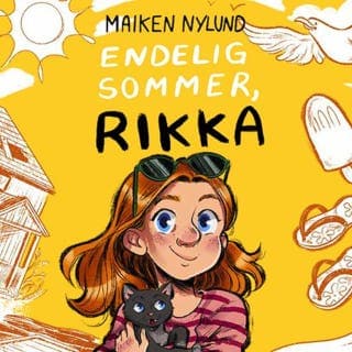 Endelig sommer, Rikka – Maiken Nylund, lydbokens omslag