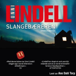 Slangebæreren – Unni Lindell, lydbokens omslag