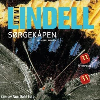 Sørgekåpen – Unni Lindell, lydbokens omslag