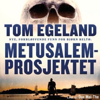 Metusalem-prosjektet – Tom Egeland, lydbokens omslag