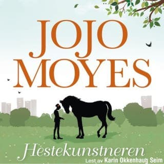 Hestekunstneren – Jojo Moyes, lydbokens omslag