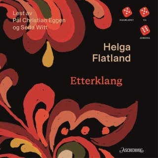 Etterklang – Helga Flatland, lydbokens omslag