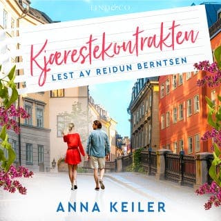 Kjærestekontrakten – Anna Keiler, lydbokens omslag