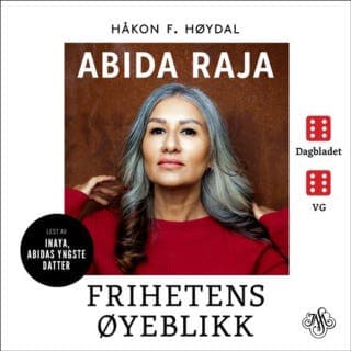 Abida Raja – Håkon F. Høydal, lydbokens omslag