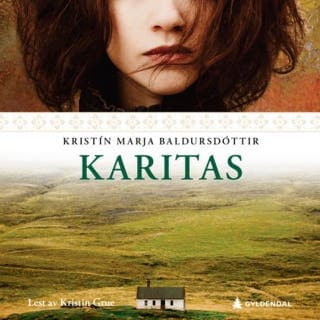 Karitas – Kristín Marja Baldursdóttir, lydbokens omslag