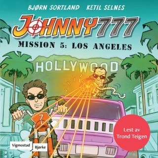 Mission 5: Los Angeles – Bjørn Sortland, lydbokens omslag