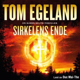 Sirkelens ende – Tom Egeland, lydbokens omslag