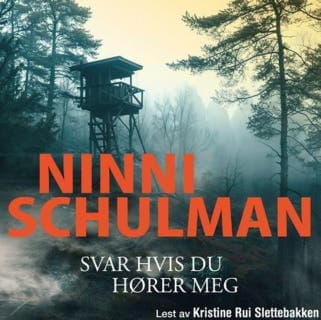 Svar hvis du hører meg – Ninni Schulman, lydbokens omslag