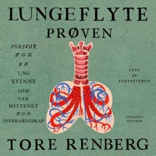 Lungeflyteprøven – Tore Renberg, lydbokens omslag