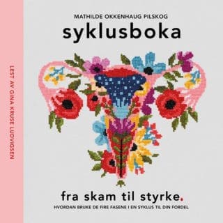 Syklusboka – Mathilde Okkenhaug Pilskog, lydbokens omslag