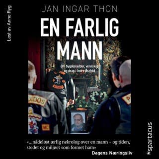En farlig mann – Jan Ingar Thon, lydbokens omslag