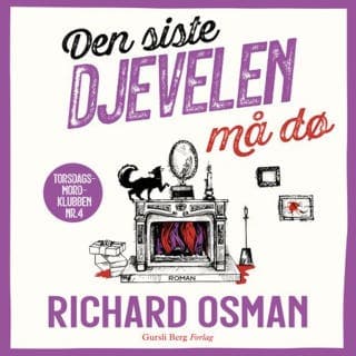 Den siste djevelen må dø – Richard Osman, lydbokens omslag