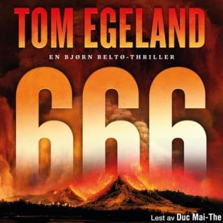 666 – Tom Egeland, lydbokens omslag