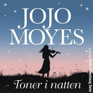 Toner i natten – Jojo Moyes, lydbokens omslag