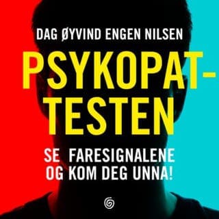 Psykopattesten – Dag Øyvind Engen Nilsen, lydbokens omslag