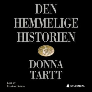 Den hemmelige historien – Donna Tartt, lydbokens omslag