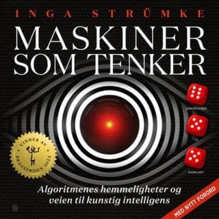 Maskiner som tenker – Inga Strümke, lydbokens omslag