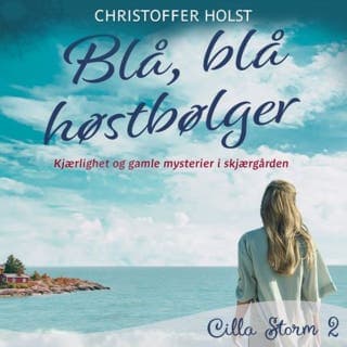 Blå, blå høstbølger – Christoffer Holst, lydbokens omslag