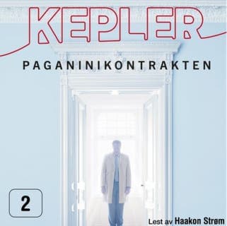 Paganinikontrakten – Lars Kepler, lydbokens omslag