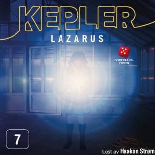 Lazarus – Lars Kepler, lydbokens omslag