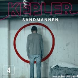 Sandmannen – Lars Kepler, lydbokens omslag