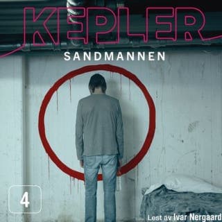 Sandmannen – Lars Kepler, lydbokens omslag