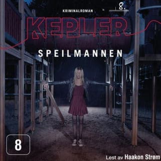 Speilmannen – Lars Kepler, lydbokens omslag