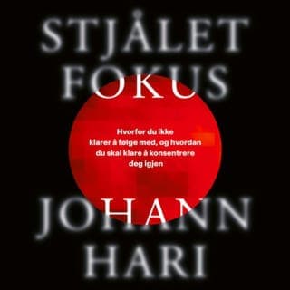 Stjålet fokus – Johann Hari, lydbokens omslag