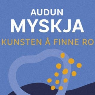 Kunsten å finne ro – Audun Myskja, lydbokens omslag