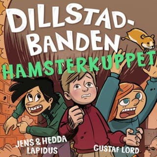 Hamsterkuppet – Hedda Lapidus og Jens Lapidus, lydbokens omslag