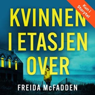 Kvinnen i etasjen over – Freida McFadden, lydbokens omslag