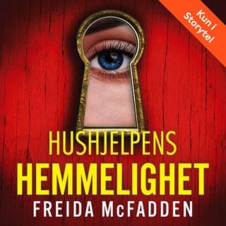 Hushjelpens hemmelighet – Freida McFadden, lydbokens omslag