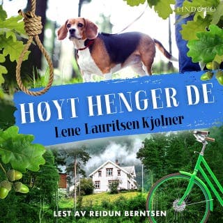 Høyt henger de – Lene Lauritsen Kjølner, lydbokens omslag