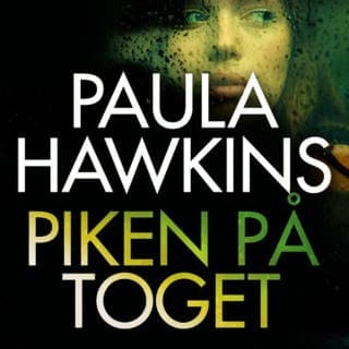 Piken på toget – Paula Hawkins, lydbokens omslag