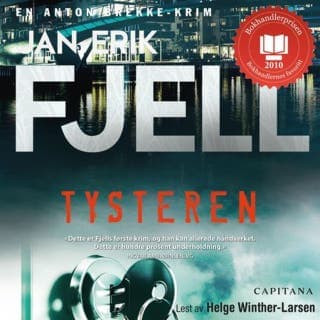 Tysteren – Jan-Erik Fjell, lydbokens omslag