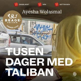 Tusen dager med Taliban – Ayesha Wolasmal, lydbokens omslag