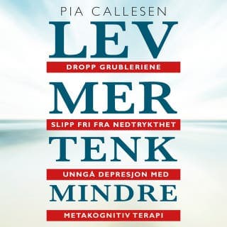 Lev mer tenk mindre – Pia Callesen og Anne Mette Futtrup, lydbokens omslag