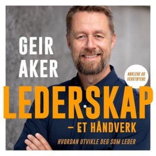 Lederskap – Geir Aker, lydbokens omslag